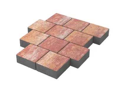 Тротуарная плитка Квадрат 20х20 «Санрайз» 80 мм